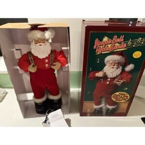 Jingle Bell Rock 16" Singing & Dancing Santa Claus AC Adapter 1998 in box